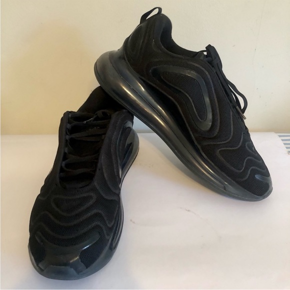 NIKE AIR MAX 270 Triple Black Anthracite Men’s Sneakers AO2924-007 - Picture 6 of 16